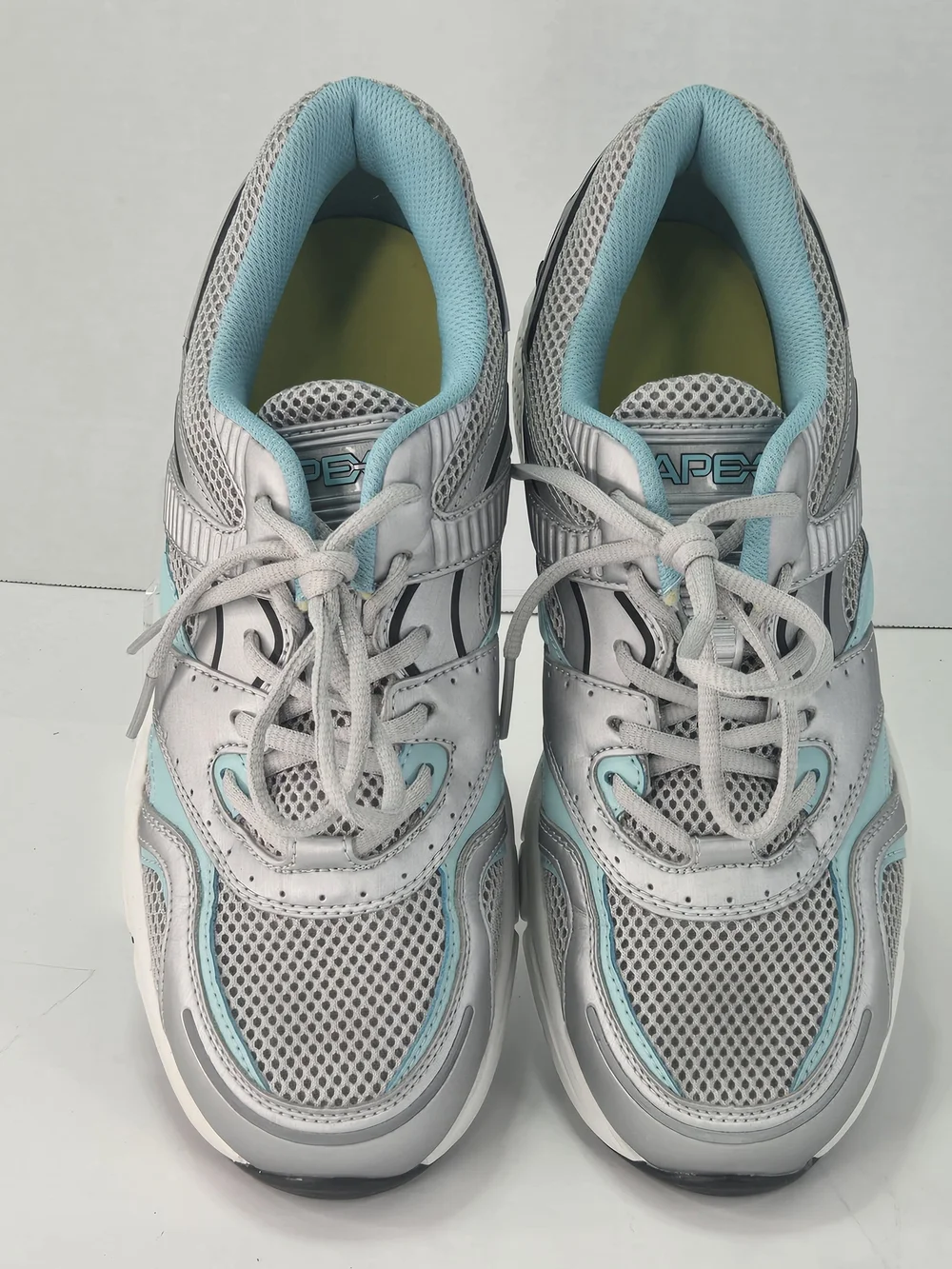 Apex X527 Women's Light Blue Gray Walking Athletic Orthopedic Sneakers Size 10 W - Picture 6 of 16